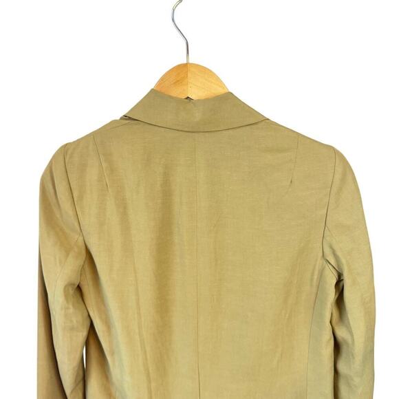 New ALLSAINTS Yolanda Lyn Relaxed Fit Woven Women’s Khaki Blazer Sz UK4 / US0 - Picture 12 of 15